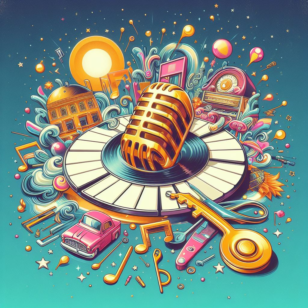 My first Spotify release, Ringing Vibes; the image was generated by AI